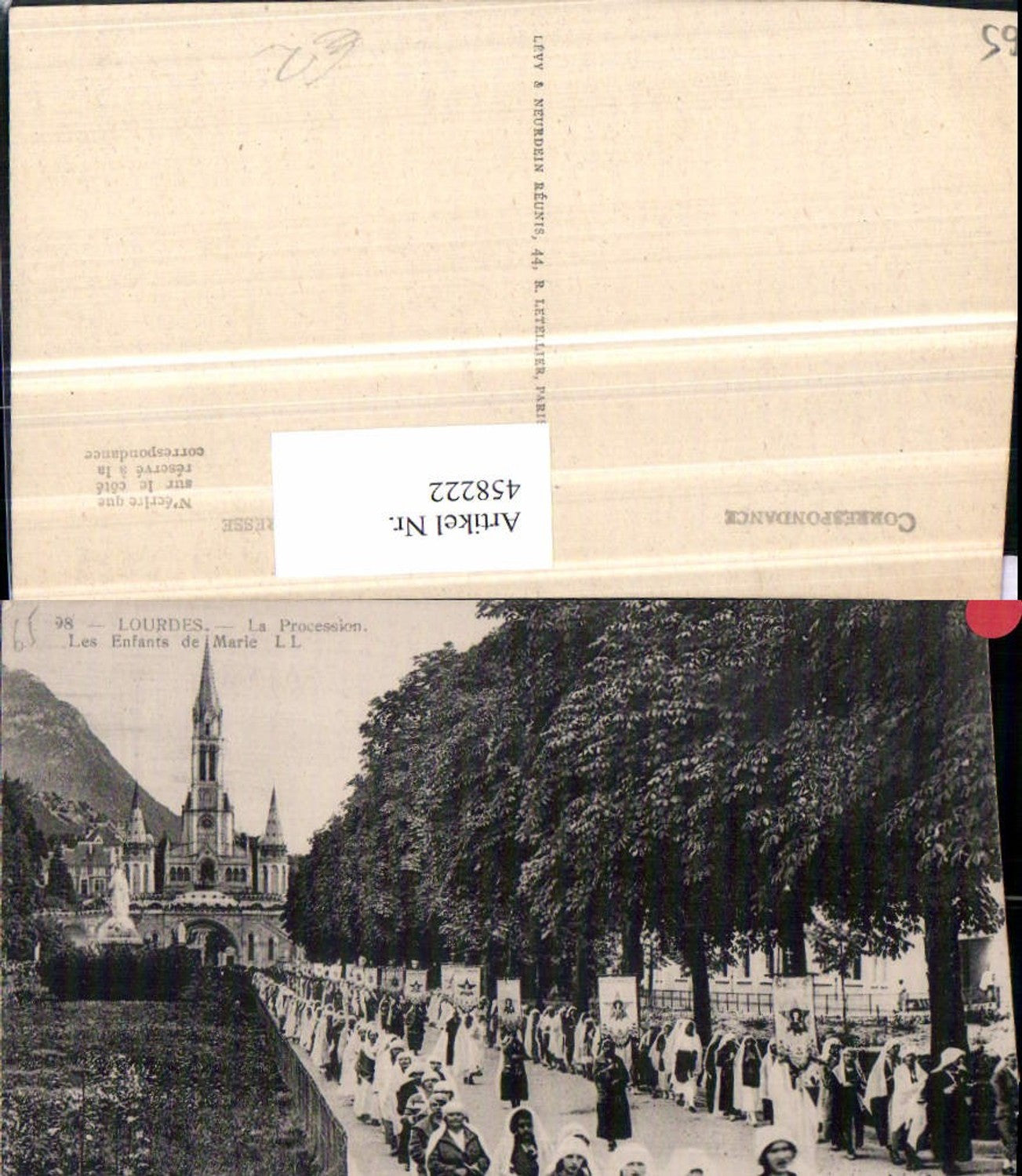 458222,Midi-Pyrenees Hautes-Pyrenees Lourdes Procession Prozession