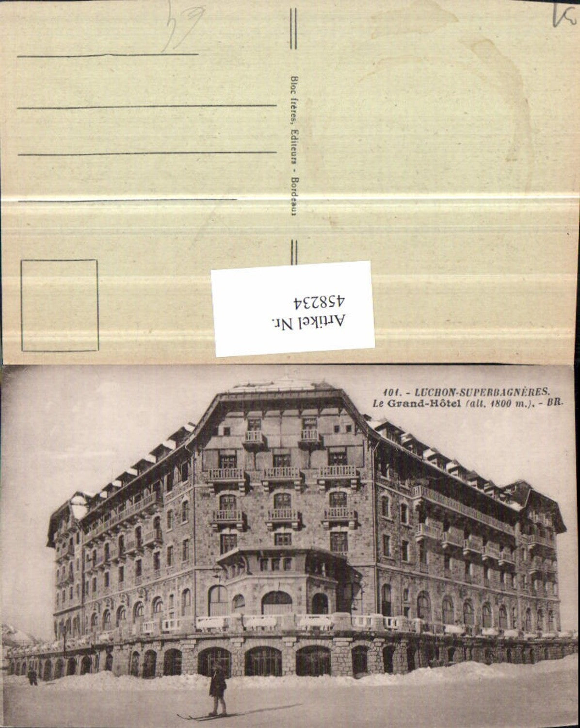 458234,Midi-Pyrenees Haute-Garonne Luchon-Superbagneres Grand Hotel