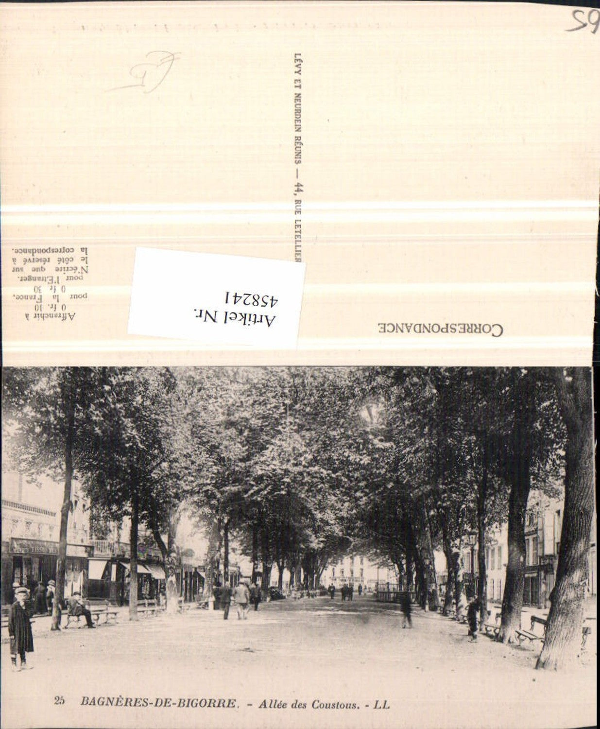 458241,Midi-Pyrenees Hautes-Pyrenees Bagneres-de-Bigorre Allee Coustous