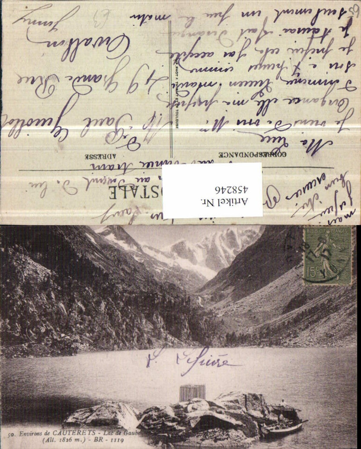 458246,Midi-Pyrenees Hautes-Pyrenees Cauterets Lac de Gaube See Bergkulisse
