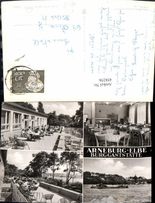 458256,Arneburg an d. Elbe Burggaststätte Mehrbildkarte pub VEB