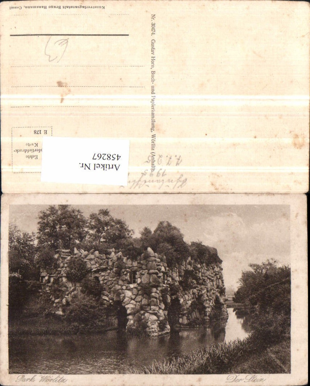 458267,Wörlitz Park Der Stein Felsen