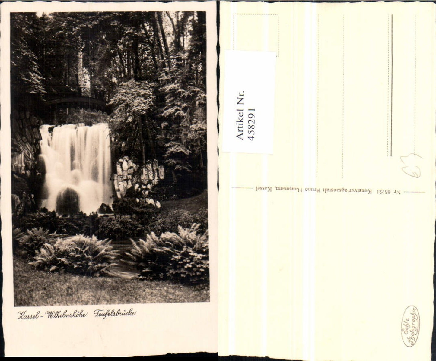 458291,Kassel Wilhelmshöhe Teufelsbrücke Wasserfall