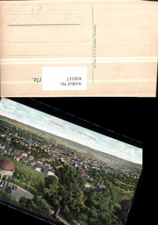 458317,Wiesbaden Totale vom Neroberg Tempel