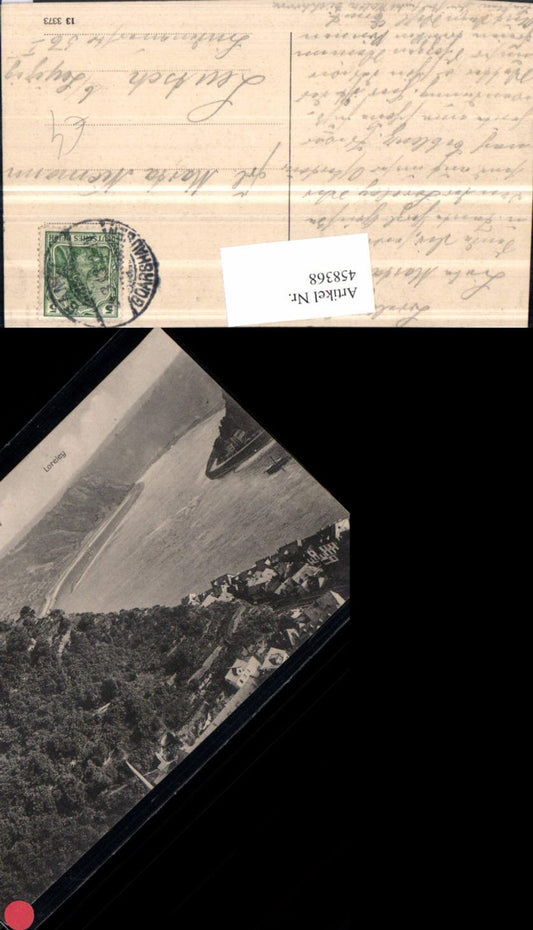 458368,Burg Katz m. Loreley am Rhein b. St. Goarshausen