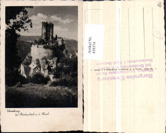 458374,Ehrenburg Burg b. Brodenbach an d. Mosel
