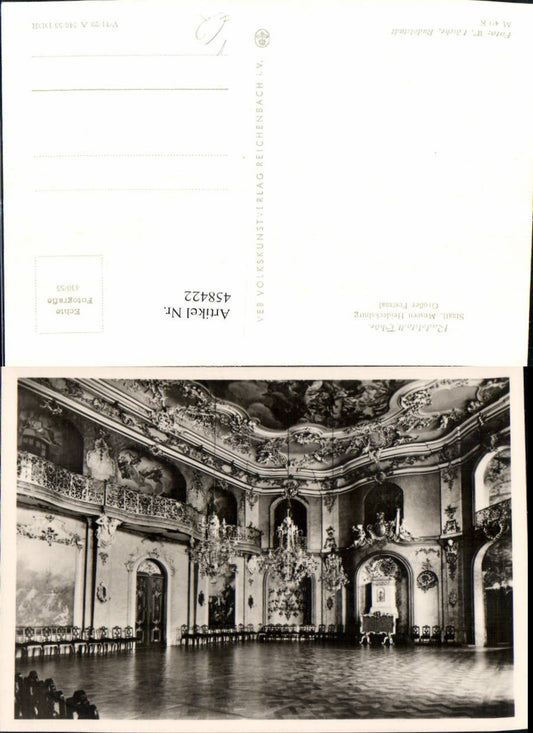 458422,Rudolstadt Museen Heidecksburg Großer Festsaal pub VEB