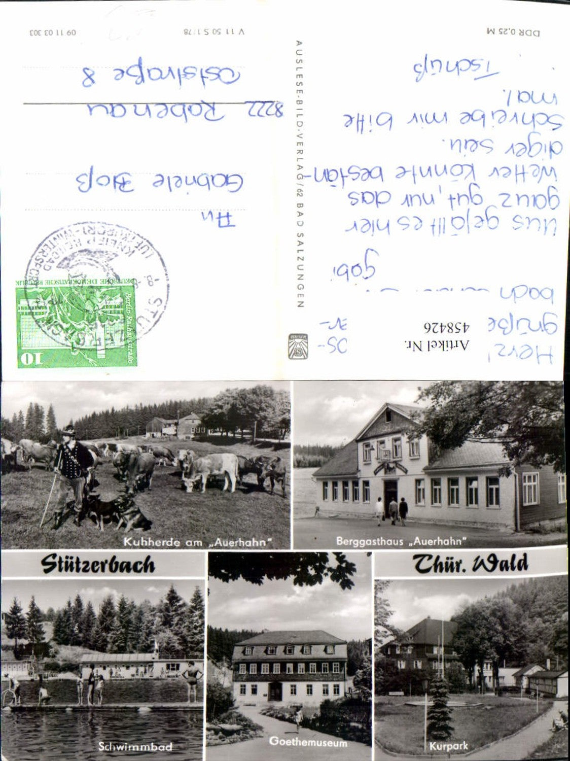 458426, Stützerbach swimming pool herd of cows inn multi-view map