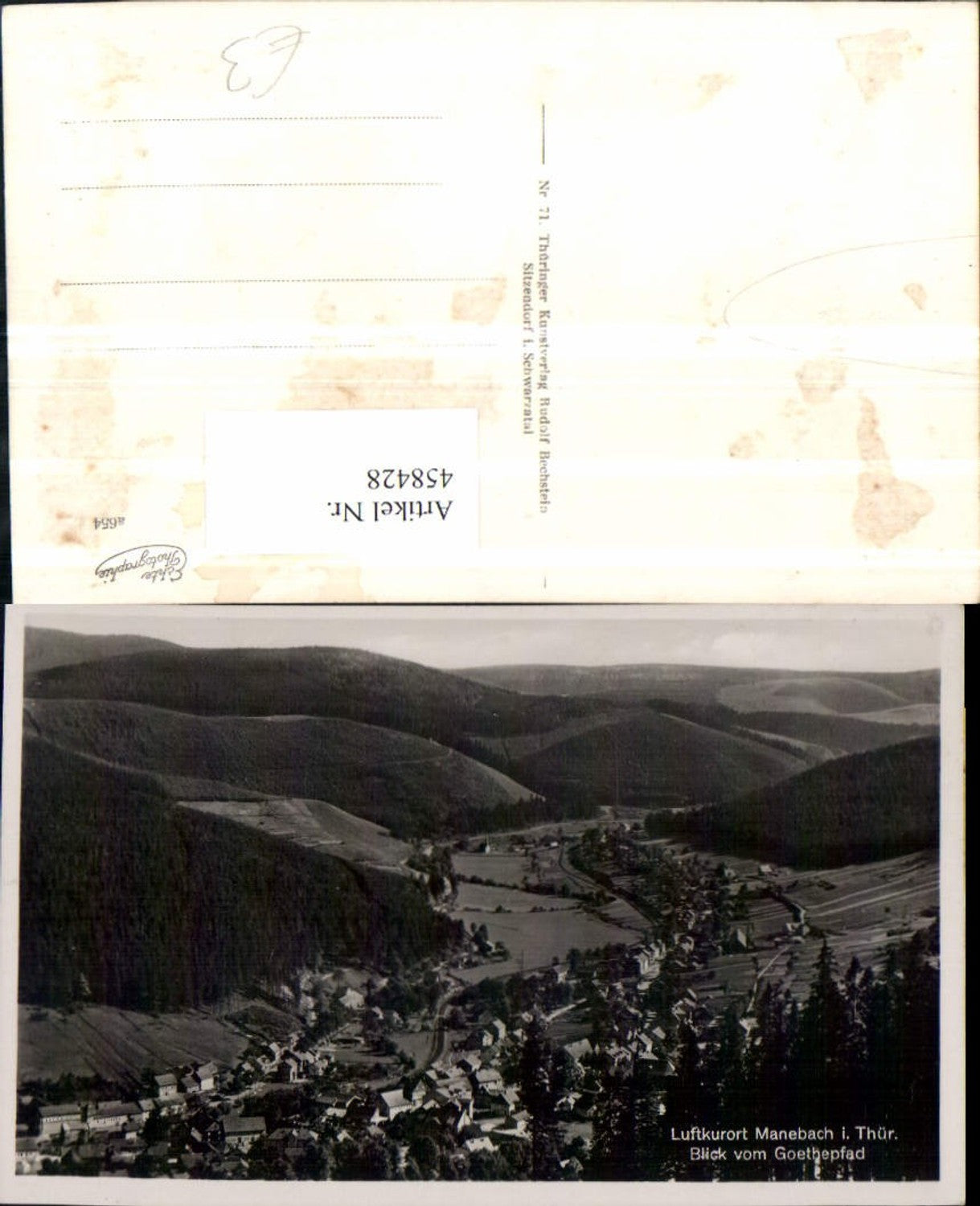 458428,Manebach Total view from the Goethe Trail