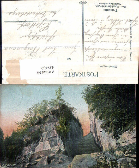 458432,Trusental porphyry quarry b. Brotterode-Trusetal