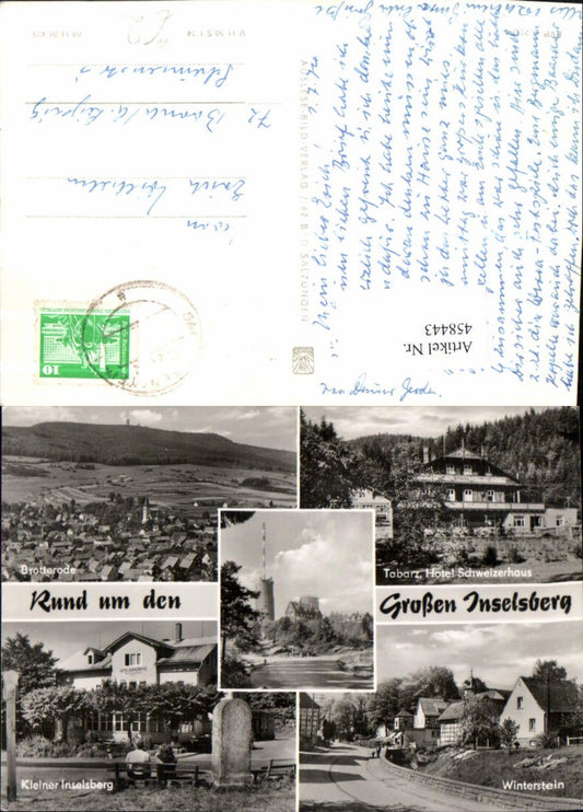 458443, Brotterode Totale Tabarz Hotel Winterstein Inselsberg Multi-view map