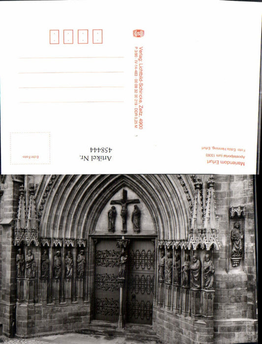 458444, Erfurt Cathedral, Church, Apostles' Portal