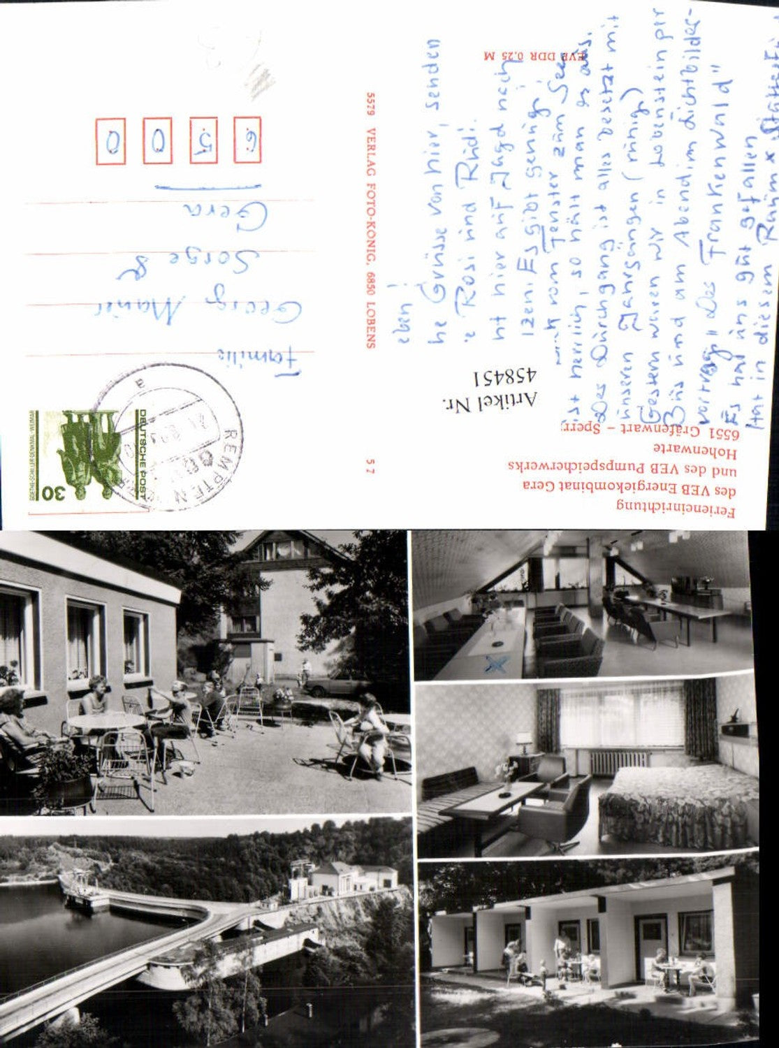 458451, Gräfenwart Dam, Reservoir, Holiday Home, Multi-image Map