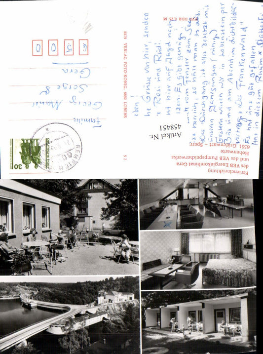 458451, Gräfenwart Dam, Reservoir, Holiday Home, Multi-image Map
