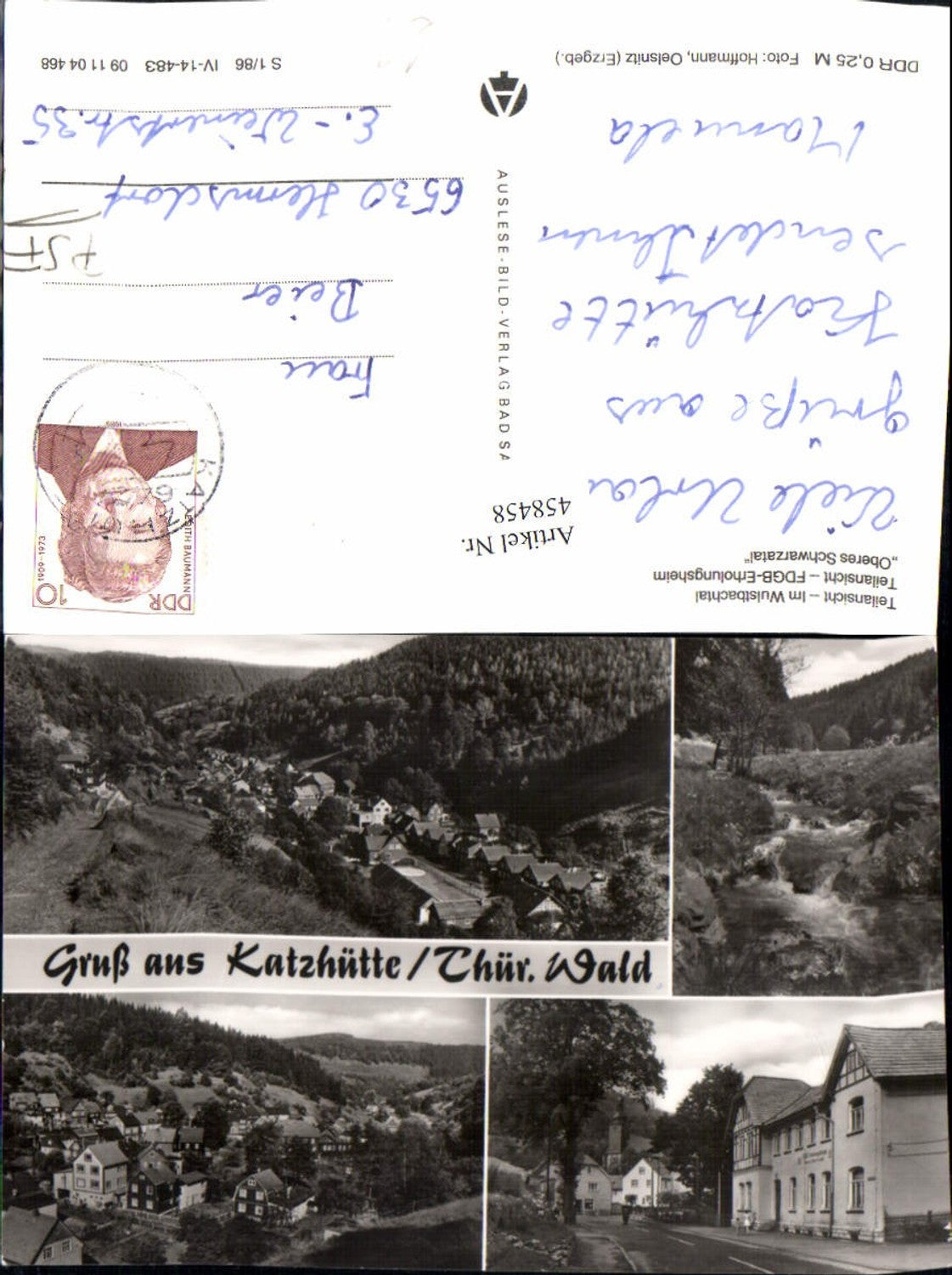 458458, Katzhütte Total Recreation Home Multi-view Card