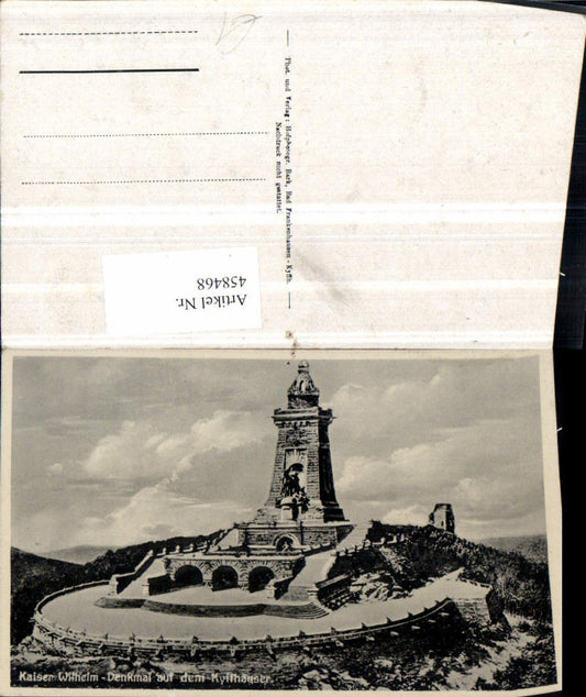 458468,Kyffhäuser Kaiser Wilhelm-Denkmal