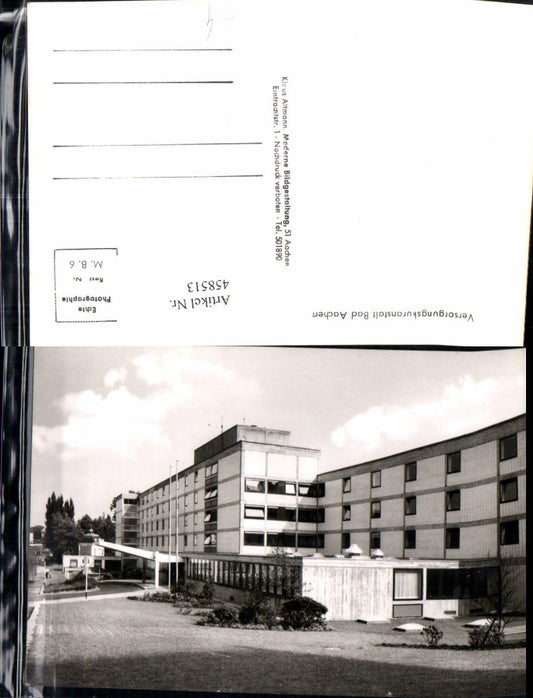 458513,Bad Aachen Versorgungskuranstalt