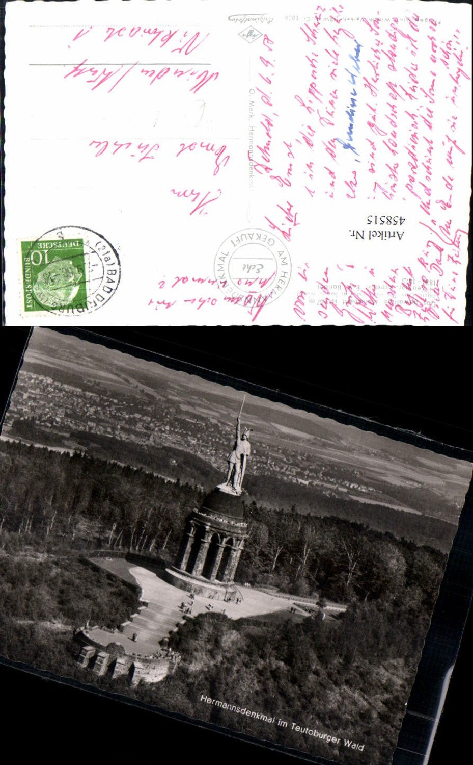 458515,Hermanns-Denkmal im Teutoburger Wald b. Detmold