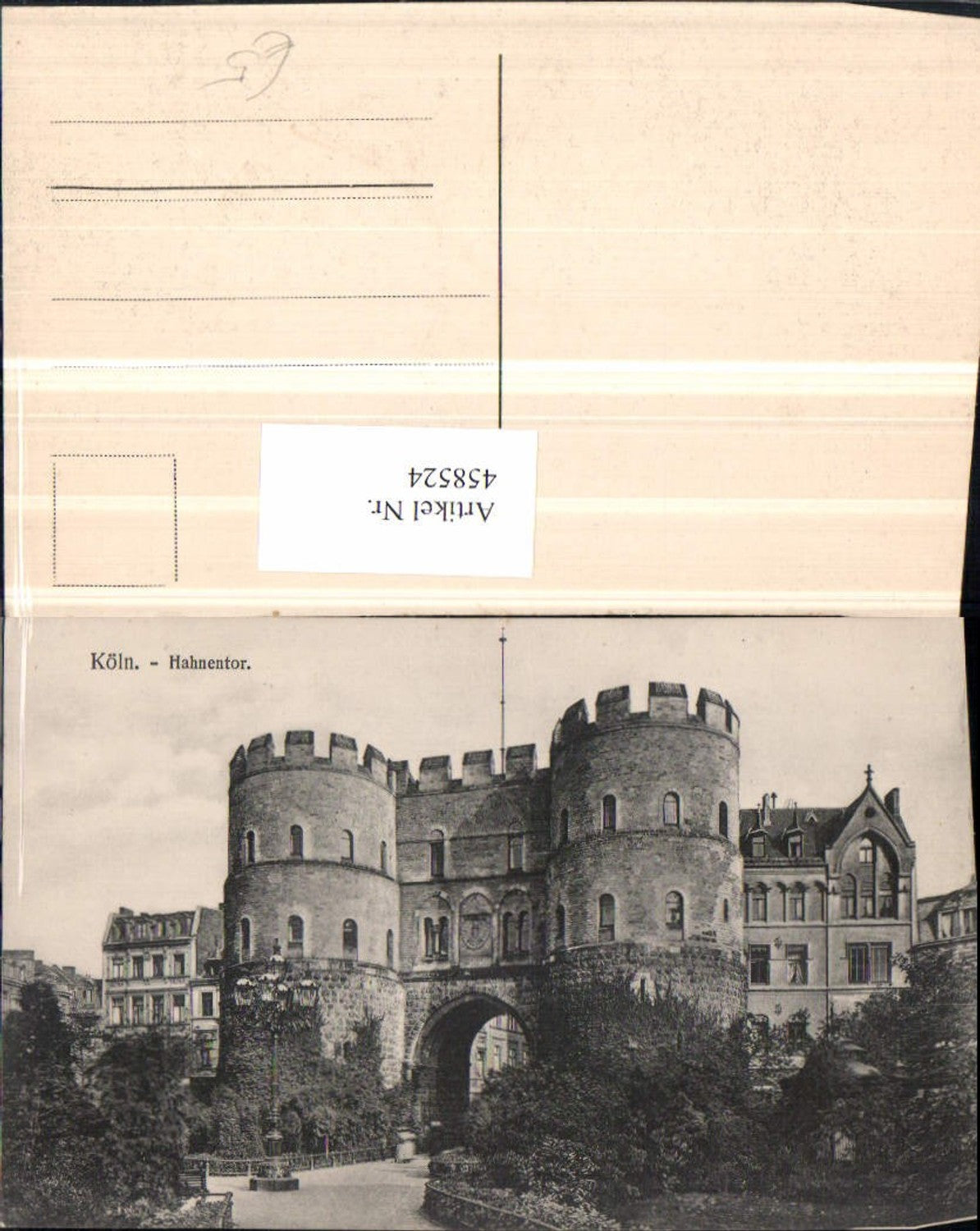 458524,Köln am Rhein Hahnentor Tor