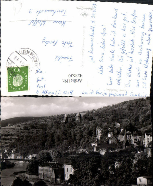 458530,Altena Teilansicht Fluss Brücke