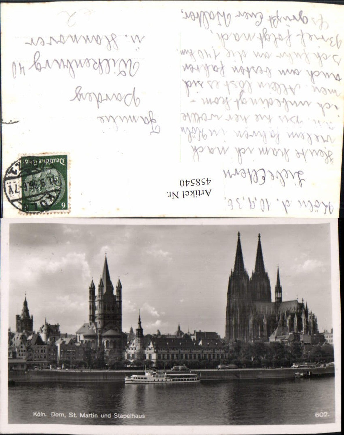 458540,Köln am Rhein Dom Kirche St. Martin u. Stapelhaus