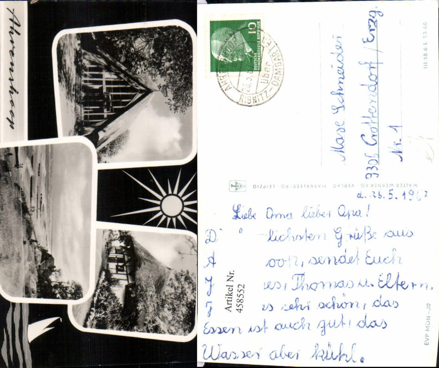 458552,Ahrenshoop Hütte Haus Strand Mehrbildkarte