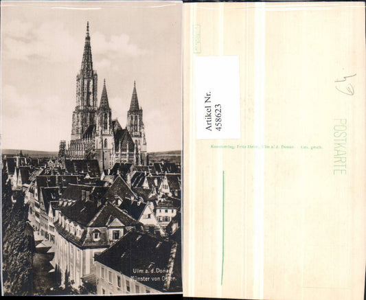 458623, Ulm on the Danube, Münster Church, pub Trinks