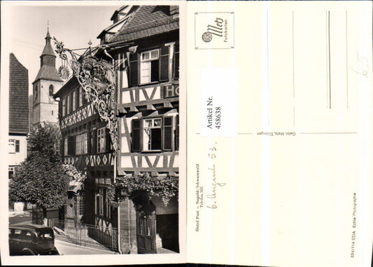 458638, Nagold in the Black Forest, Hotel Post