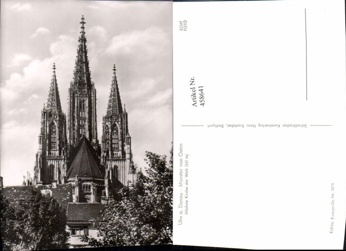 458641,Ulm an d. Donau Münster Kirche