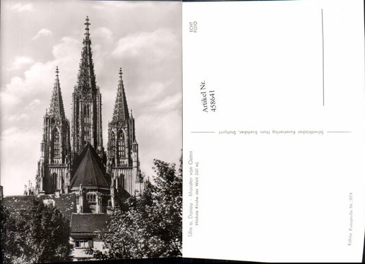 458641, Ulm on the Danube, Münster Church