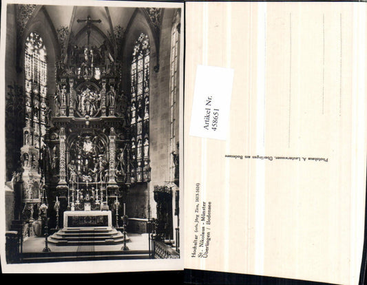 458651,Überlingen am Bodensee St. Nikolaus Kirche Hochaltar