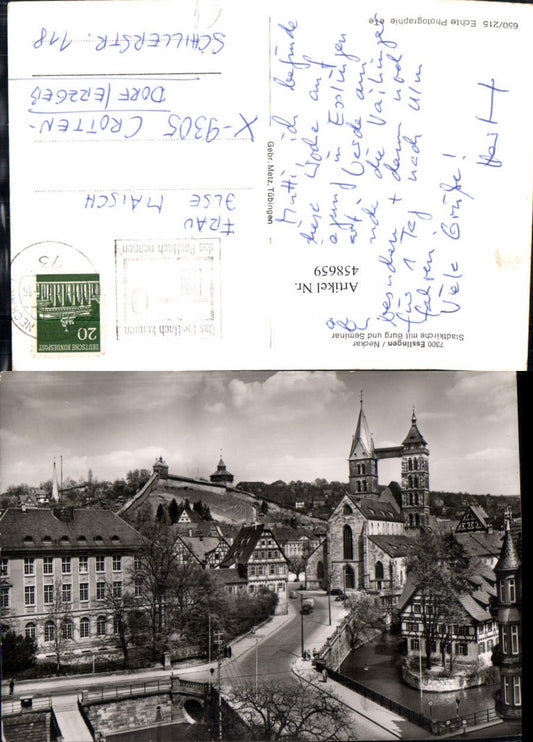 458659, Esslingen am Neckar City Church Church with Castle Seminary
