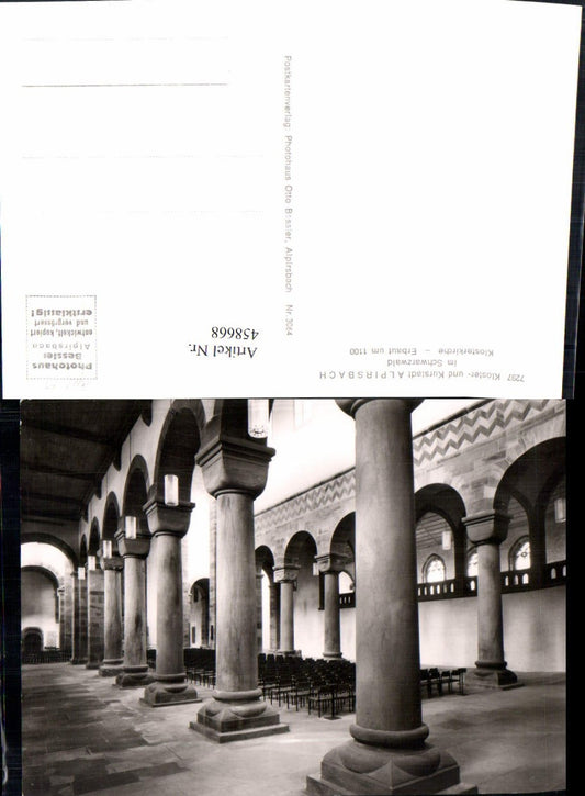 458668, Alpirsbach in the Black Forest, Monastery Church, Columns