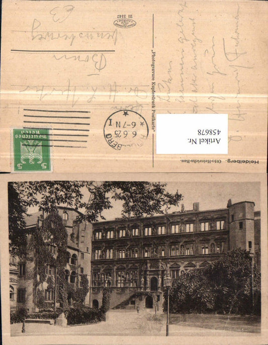 458678,Heidelberg Otto-Heinrich-Bau Castle