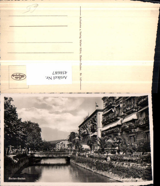458687, Baden-Baden Hotel Europäischer Hof Bridge