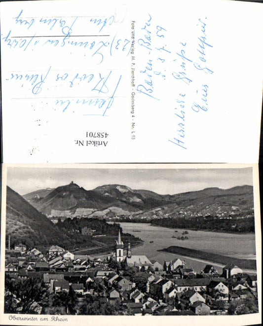 458701,Oberwinter am Rhein Totale Bergkulisse