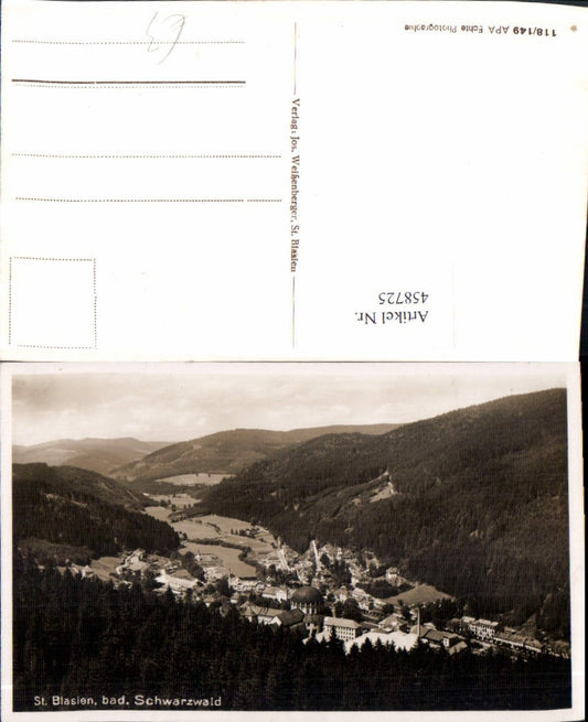 458725, St. Blasien in the Black Forest (Total)