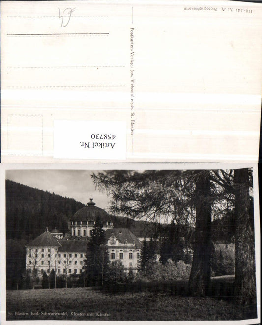 458730, St. Blasien in the Black Forest, Monastery Church