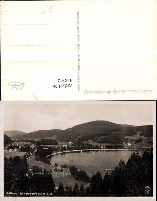 458742, Titisee in the Black Forest Lake