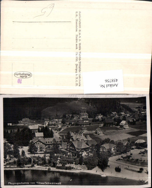 458756, Titisee in the Black Forest, aerial view