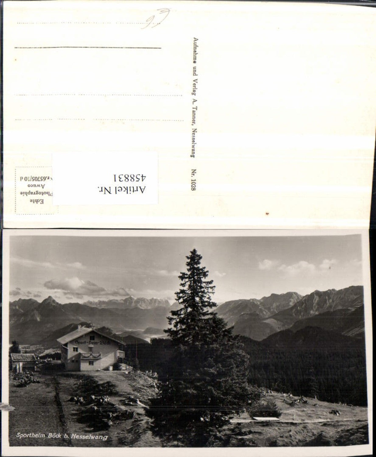 458831,Sportheim Böck b. Nesselwang Bergkulisse