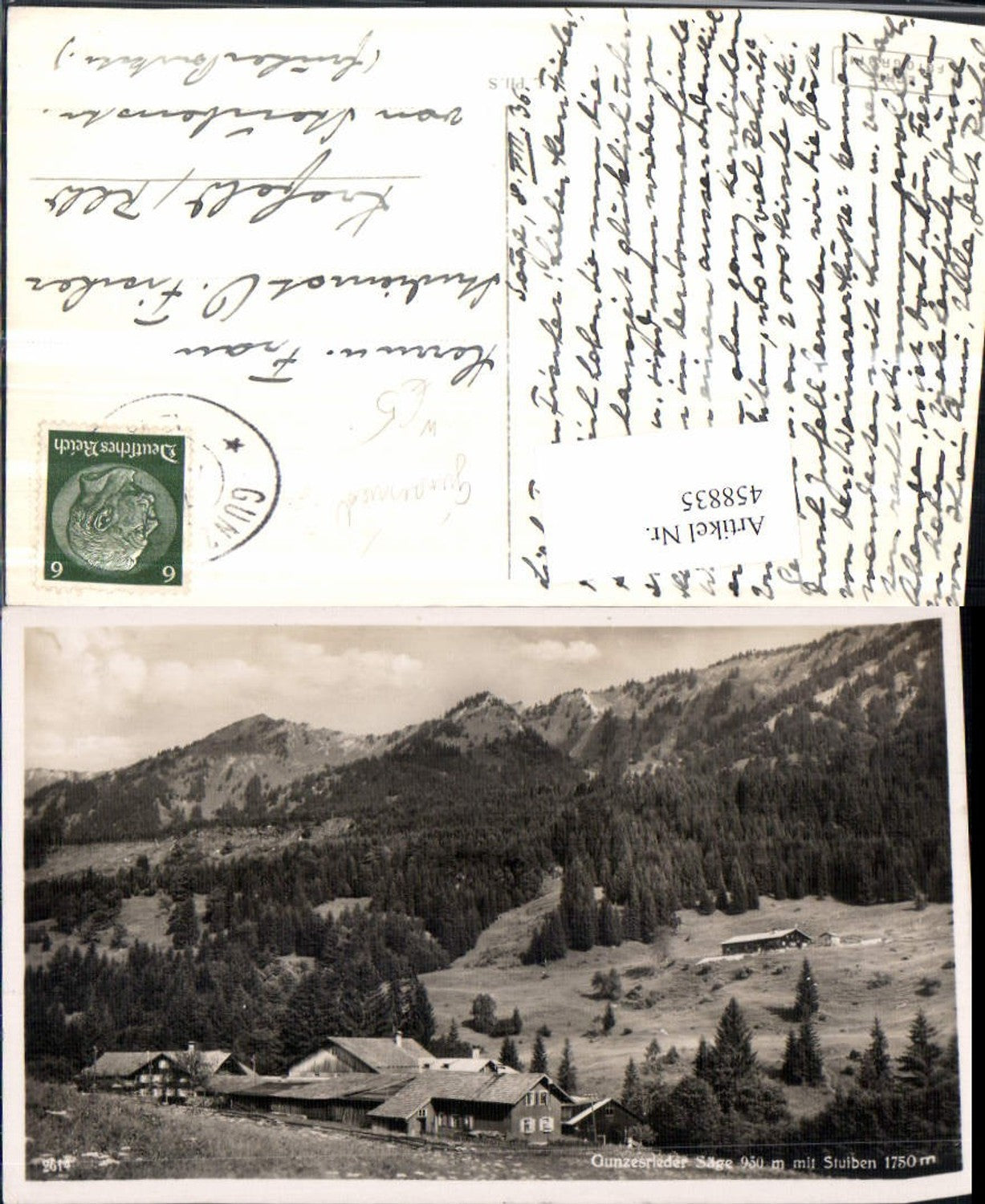 458835,Gunzesrieder Säge b. Blaichach m. Stuiben