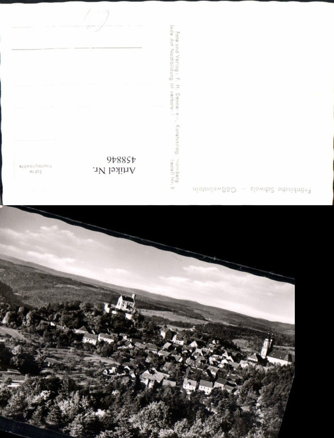 458846,Fränkische Schweiz Gößweinstein Totale