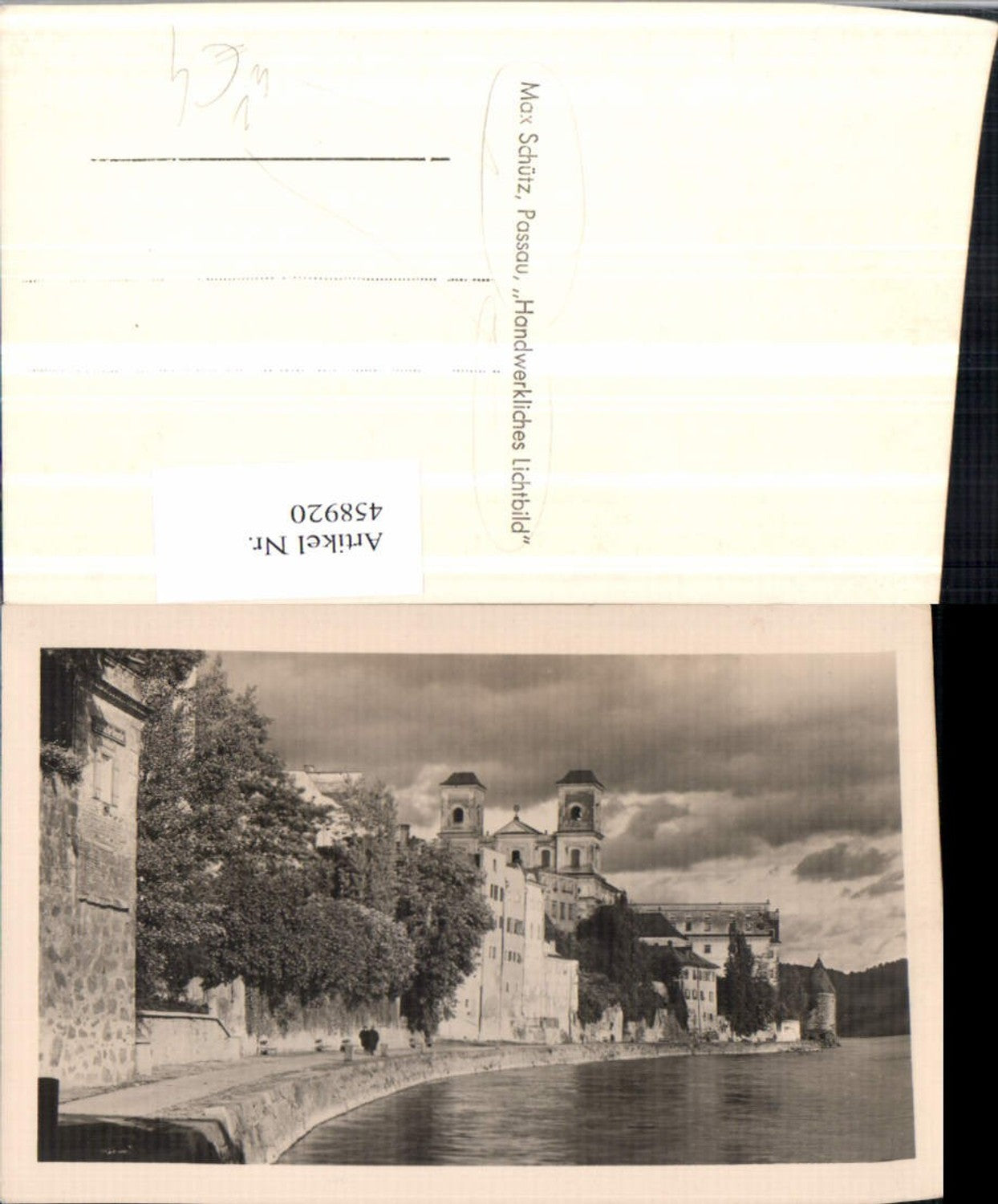 458920,Passau Kirche Partie pub Handwerkliches Lichtbild Max Schütz