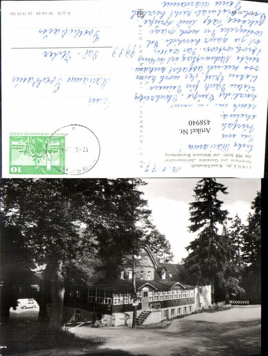 458940,Linda Ferienheim Gaststätte Schrödermühle pub VEB