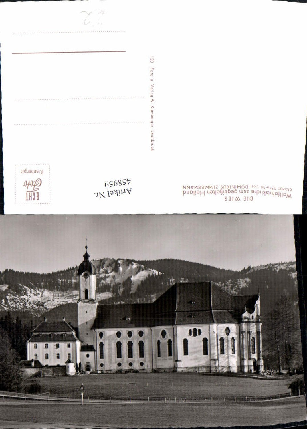 458959,Wies Wallfahrtskirche Kirche b. Steingaden