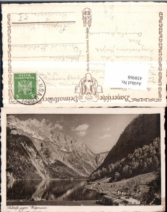 458968,Saletalp b. Schönau See geg. Watzmann Bergkulisse