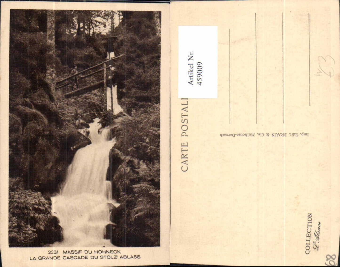 459009,Elsass Haut-Rhin Massif du Hohneck Stosswihr La Grande Cascade du Stolz Ablass