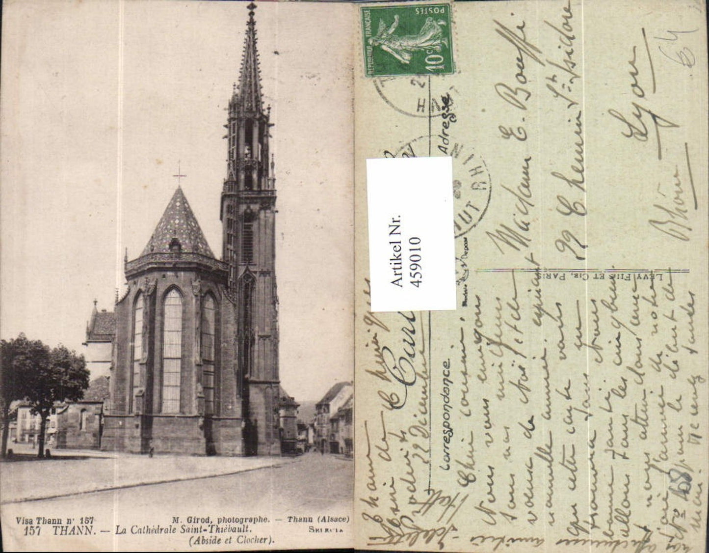 459010,Elsass Haut-Rhin Thann La Cathedrale Saint Thiebault Kirche