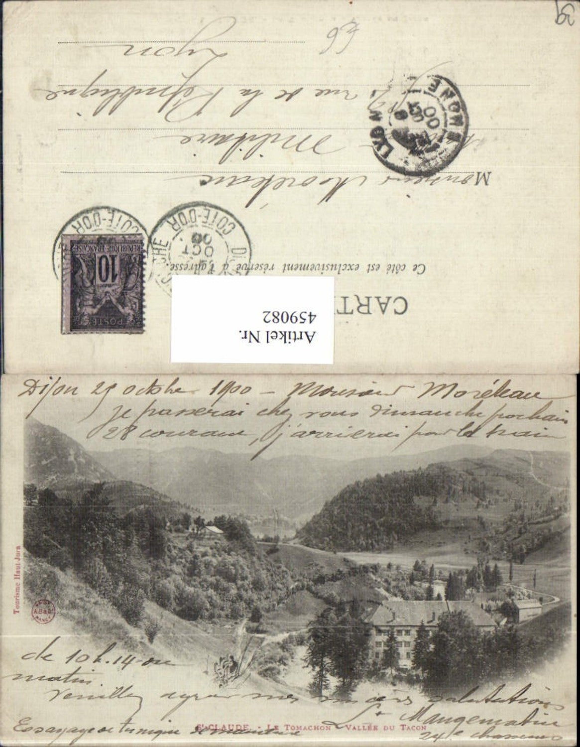 459082,Franche-Comte Jura Claude Le Tomachon Vallee du Tacon